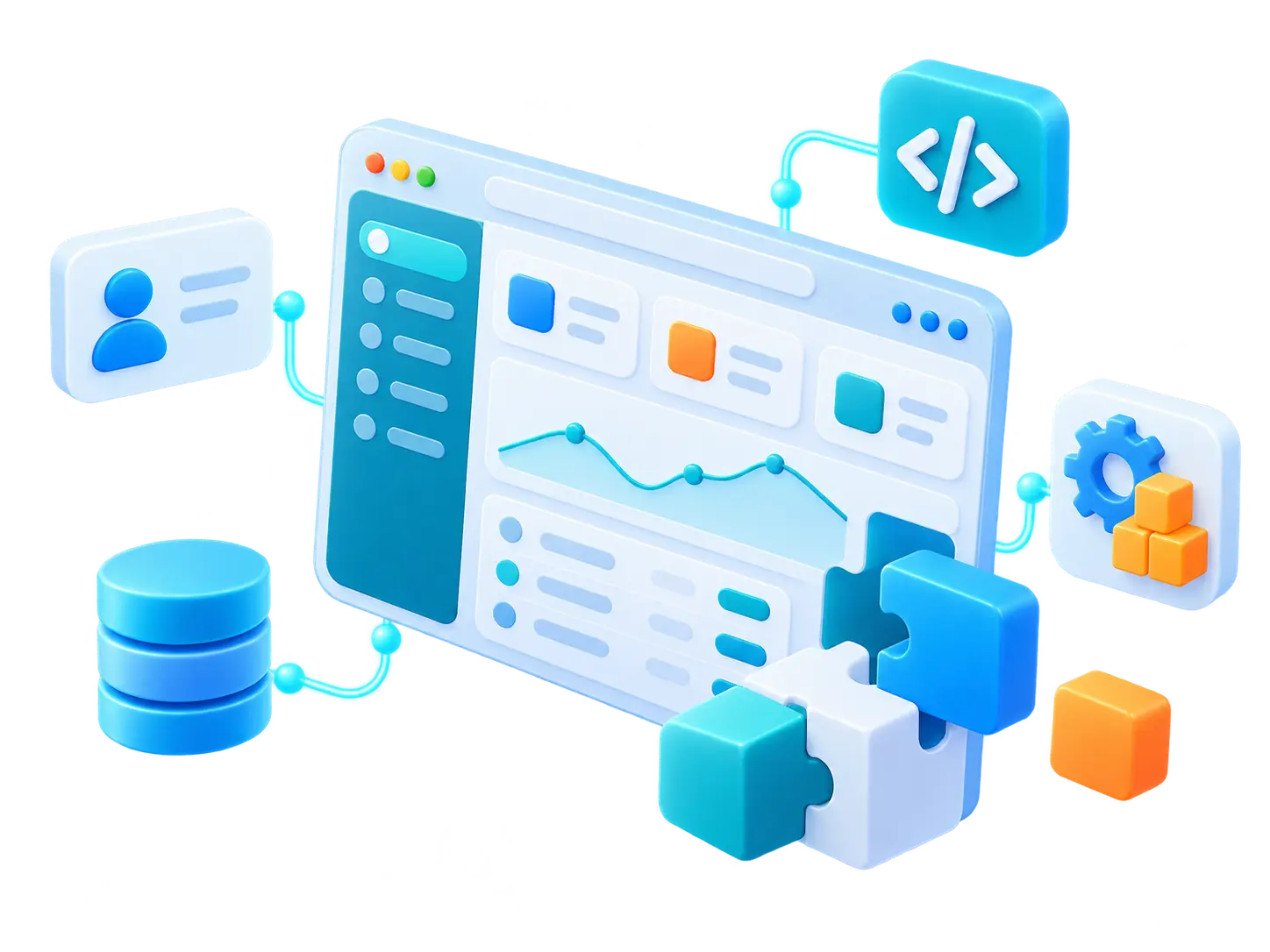 Custom Software Development illustration